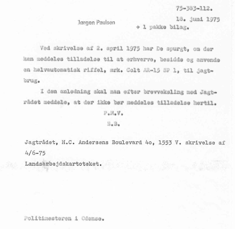 JM afgørelse til PM Odense vedr COLT AR-15 SP1_1975-06-18_s1.jpg